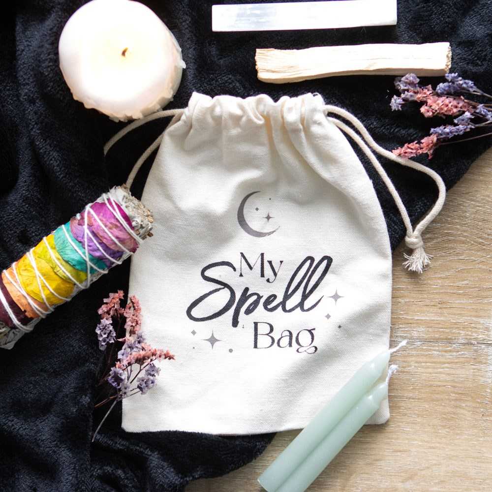 Something Different - Cotton Spell Beutel mit Kordelzug - Creme